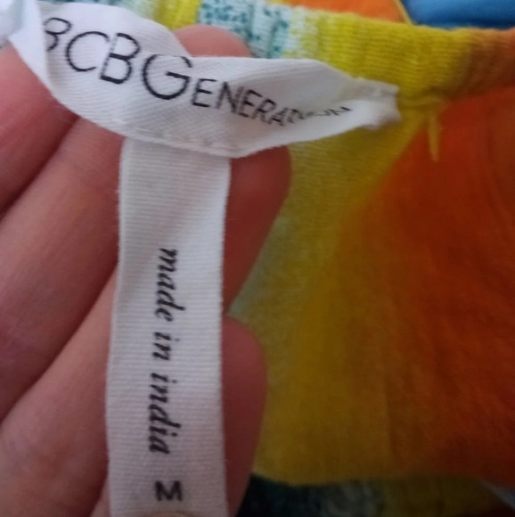 BCBGeneration Faded Striped Off The Shoulder Top - Picture 4 of 6